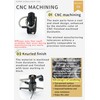 CAMPINGMOON Remote Camping Stove Hose Adapter 2 Outlets Stand Type