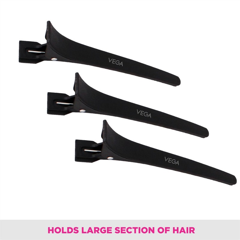 Vega Hair Clip, black, 22 g