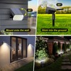 Fratink Solar Spot Lights Outdoor, [8 Pack/65 LED] 2-in-1 Solar