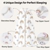 Unnivoll Baby Sleep Sack 6-12 Months 3 Pack 100% Cotton
