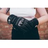 Texpeed Womens Motorcycle Waterproof Leather Gloves - Ladies Cordura Textile