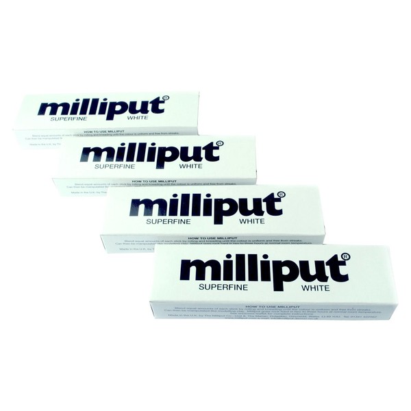 4 x Millput white