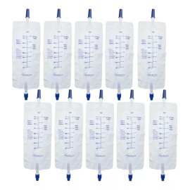 Magnimed 10 Piezas Bolsa Recolectora De Orina 750 Ml Para Pierna