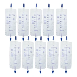 Magnimed 10 Piezas Bolsa Recolectora De Orina 750 Ml Para Pierna