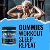 2 x Creatine 120 Gummies Max 5000mg for Men &