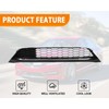 YLT AUTO Front Bumper Lower Mesh Grill Grille W/Chrome Trim