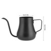 280mL Black Stainless Steel Drip Coffee Pot Gooseneck Long Mouth