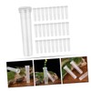 SUPVOX 100Pcs Transparent Hydroponic Flower Vases Desktop Plant Propagation Tubes