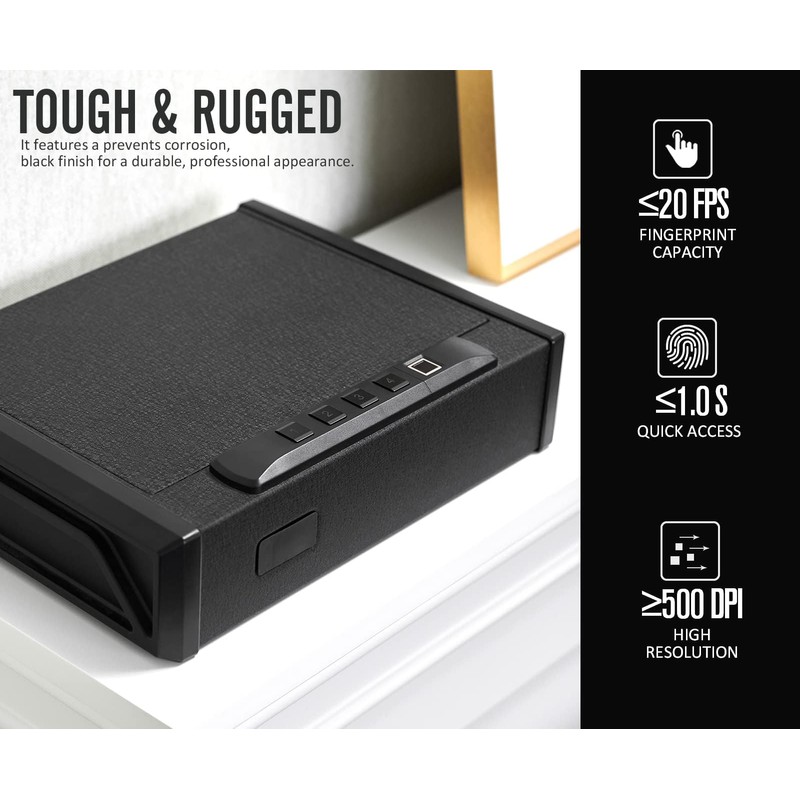 RPNB Gun Safe, Quick Access Gun Safe for Handgun, Pistol