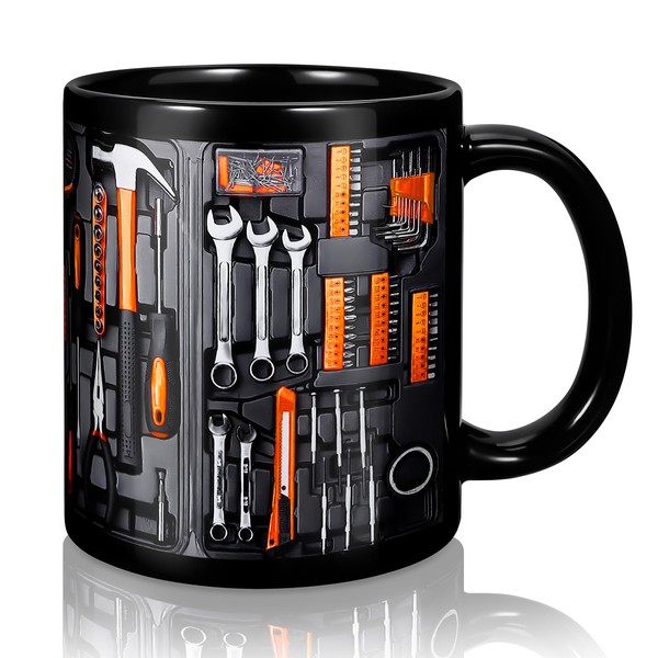 TangDouJM Mechanic Coffee Cup, Toolbox Set Car Mechanic, Handyman Wrench,