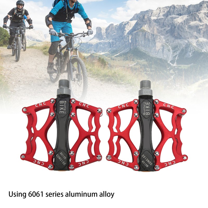 1 Pair Mountain Bike Pedals Aluminum Alloy High Speed Bearing