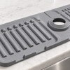 Silicone Faucet Splash Guard for Kitchen & Bathroom Sinks –