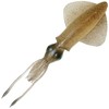 Savage Gear 3D Swim Squid Rubber Bait, Colour: Green Eye,