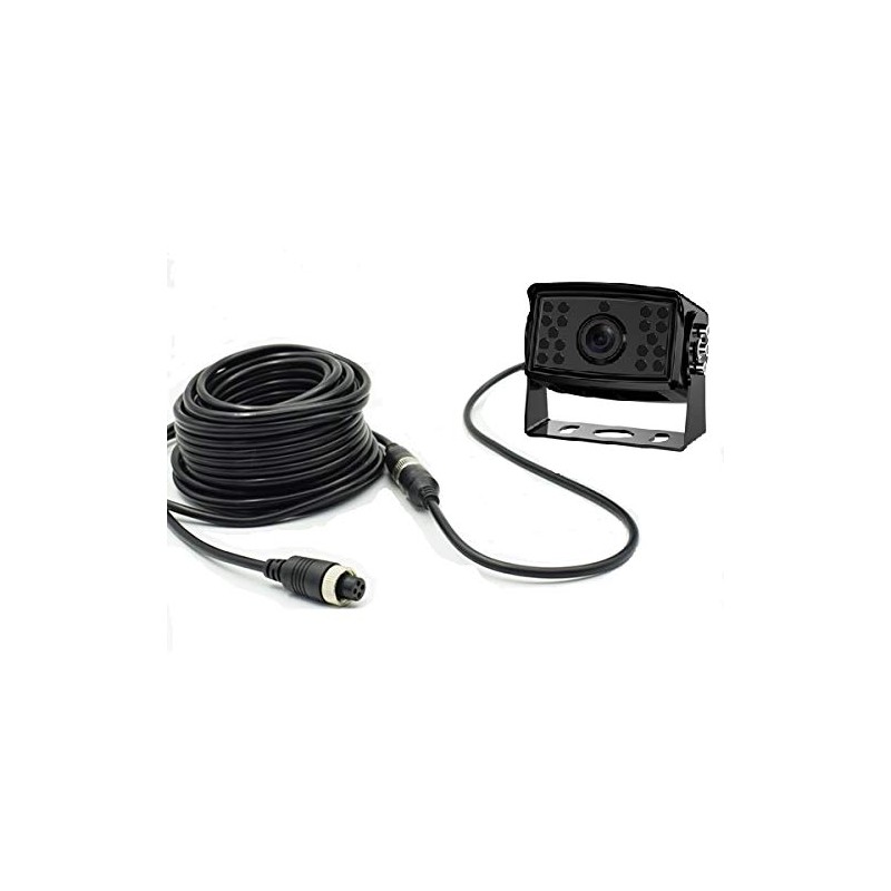 Fookoo 10 Meter Extended 4-pin Cable for Wired Backup Camera