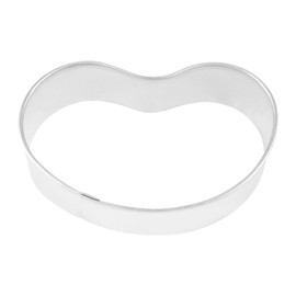 R&M Jelly Bean 3" Tinplated Cookie Cutter