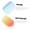 Beavorty 3pcs Rainbow Hair Combs Professional Anti-static Styling Combs for