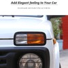 2 x Aluminum Alloy Front Fog Lamp Protector Frame Trim