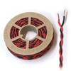 Red & Black Twisted Pair Wire 20 AWG / 0.5mm²