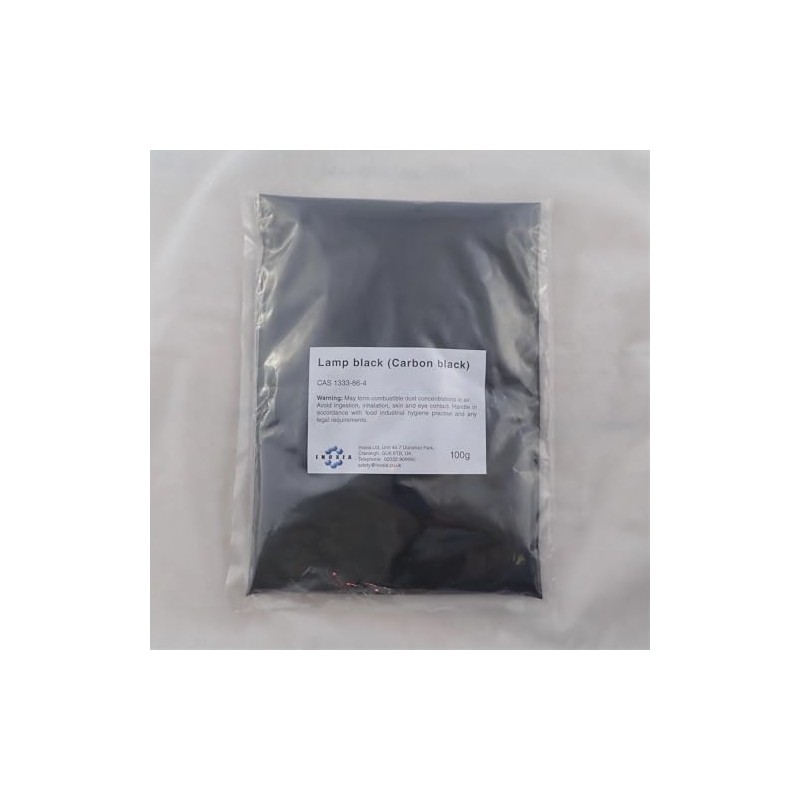 Lampblack (Carbonblack / Soot) Pigment 100g