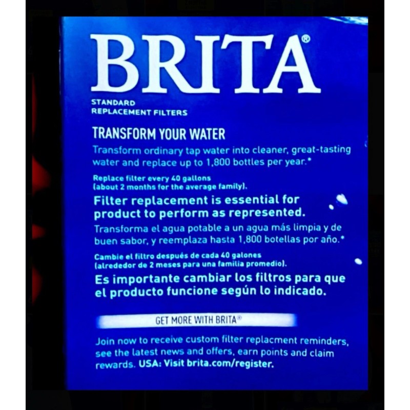 BRITA water Filter 6 Cup Pitcher W 1 Filter and