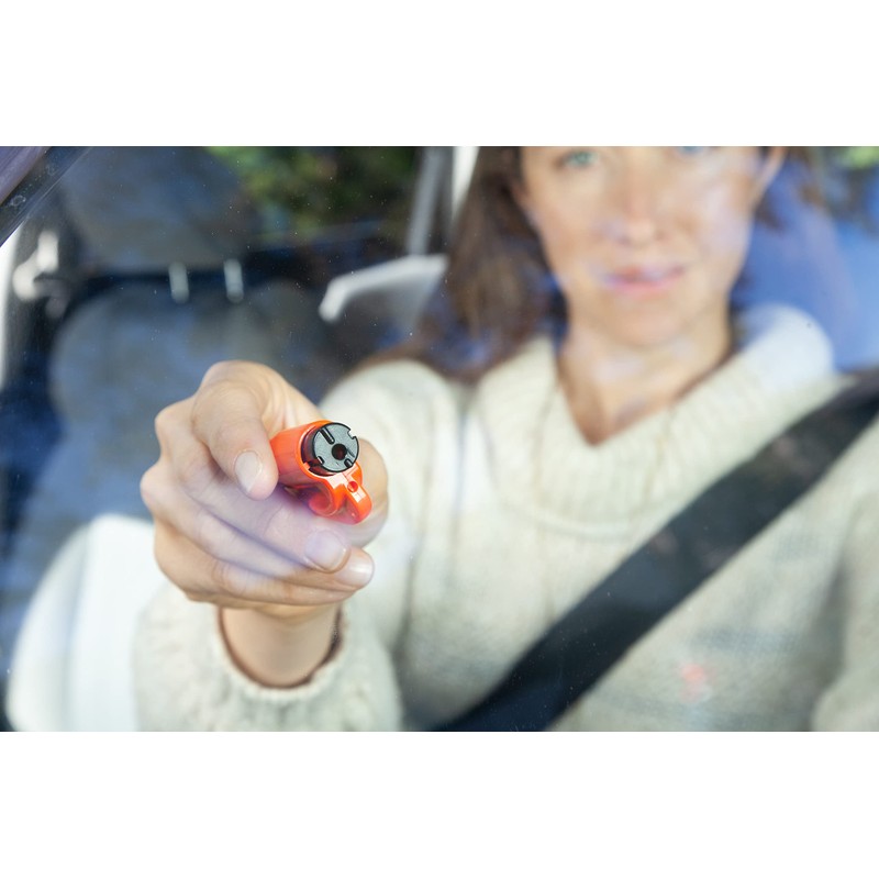 resqme The Original Emergency Keychain Car Escape Tool, 2-in-1 Seatbelt