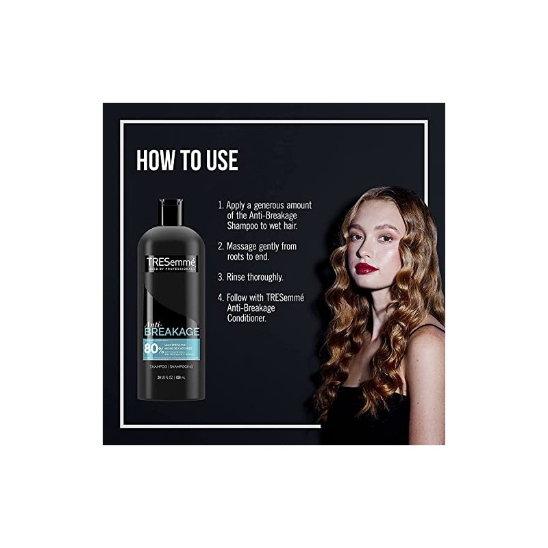 Tresemme Shampoo Anti-Breakage 28 Ounce (828ml) (3 Pack)