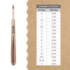 Knitter's Pride Terra Crochet Hook 4.5 mm Wooden Brown Single
