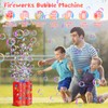 Panamalar Fireworks Bubble Machine, Automatic Bubble Blower 20000+ Bubbles per