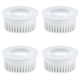 SEBSON LED Module 230V Warm White 2.5W - Energy Efficiency Class A, LED Bulb 3000K, 450lm - Replaces GU10 MR16 Ceiling Spot 50W - Recessed Spotlight Flat ø50x26mm - Set of 4