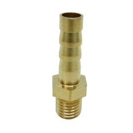 CDQBWKJGFJ 3 Pcs M8 x 1 Metric Male to Barb 6mm Hose ID Brass Barbed Fitting Air Fuel Gas Boat