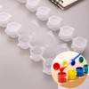 60 Pieces Empty Paint Cups with Lid, Mini Paint Pot