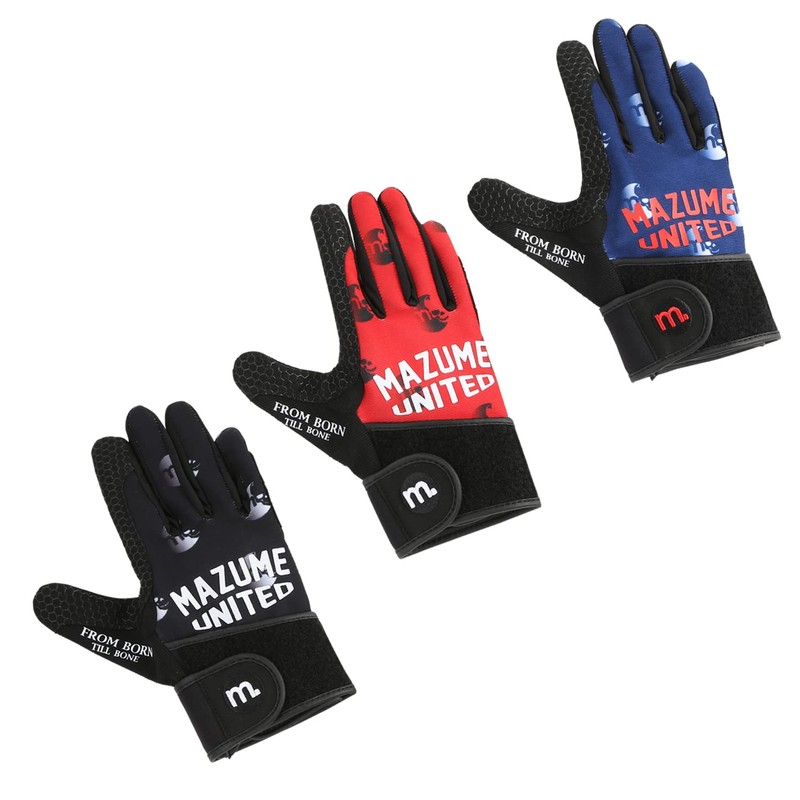 mazume MZGL-S598-04 Game Fishing Supporter Gloves, Navy, M