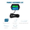 Runleader Backlight Hour Meter Tachometer, Maintenance Reminder, Battery Replaceable, User