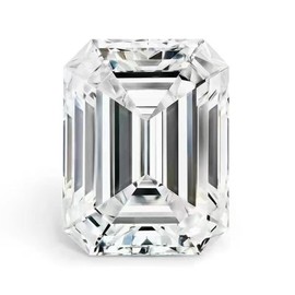 Moissanite Loose Stones Luxurious D Color VVS1 Clarity Emerald Cut Gemstones For Jewelry DIY (6x8mm 2ct)
