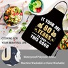 Funny Birthday Gifts, Waterproof Apron for Men Women Kitchen Chef