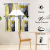 ULQUISNCE Yellow Tier and Swag Window Curtain Set, 3Pcs Kitchen