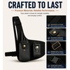 Radio Chest Harness, Canvas and Leather Radio Holster