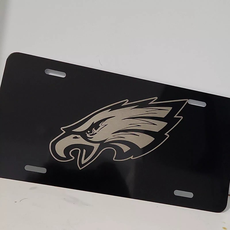 b4 nada Philadelphia Eagles aluminum license plate laser etched car