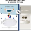 Hokolite 7 Inch Motion Sensor Ceiling Light with Magnetic Base,