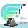 Hianjoo [Set of 2] Smartphone Stand Tablet Stand, Foldable, Angle