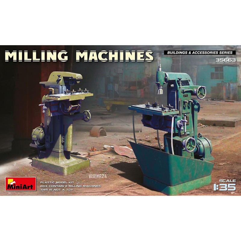 Mini Art 35663 1:35 Milling Machines - Faithful Replica, Model