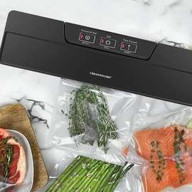 CREATIVECHEF Vacuum Sealer Bags 100 Quart 8x12 Inch,BPA Free,Vac Seal Bags,Vaccume Sealer PreCut Bag,For Food Saver & Sous Vide Cooking