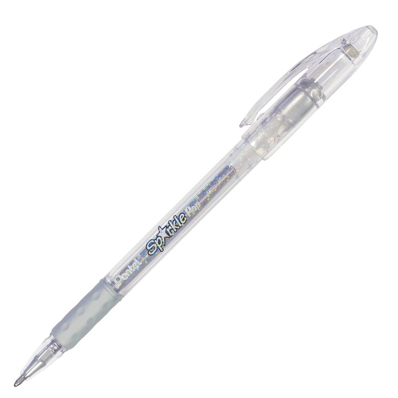 Bolígrafos de Sparkle Pop Ultra Brillantes Tinta Gel Color Plata
