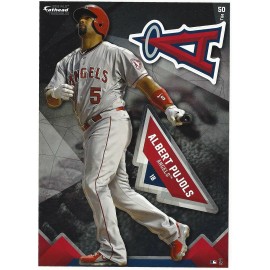 Fathead ALBERT PUJOLS FATHEAD TRADEABLES CALIFORNIA ANGELS REMOVABLE STICKER 2016 #50