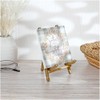 Bard's Satin Gold-toned Metal Easel, 5" H x 3.375" W