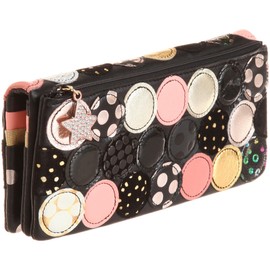 Tsumori Chisato Multi-Dot Wallet, Black II
