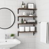 Fixwal Floating Shelves for Wall, Wood Wall Mounted Shelves for