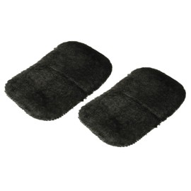 M METERXITY 2 Pack Shoes Polishing Gloves - Clean and Polish Leather Products, Cleaning Shine Cloth Apply to Leather Bags, Shoes, Sofas (7.68" x 4.72", Black)