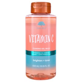 TREE HUT, Gel Limpiador Espumoso, Aclara y Tonifica, con Vitamina C, con Alfa Hidroxiácidos, 532 ml