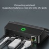 Docking Station Black 6 in 1 Charging Base RGB LED